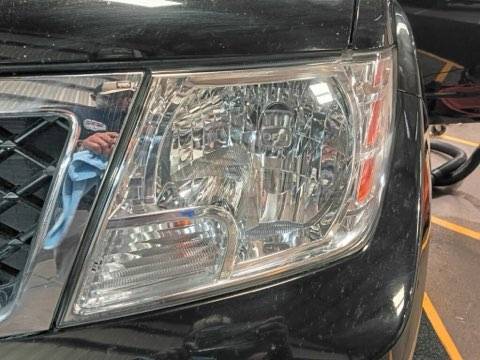 Crystal clear headlight after restoration