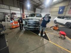 NAF Gloss Boss team detailing a truck